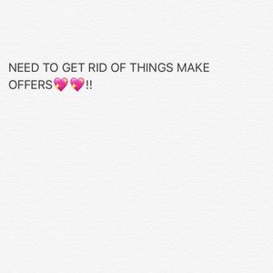 Closet clear out open to almost any offer